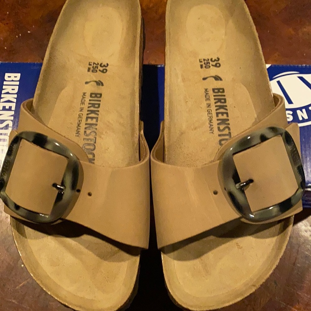 Birkenstock Madrid big buckle mud 8 narrow